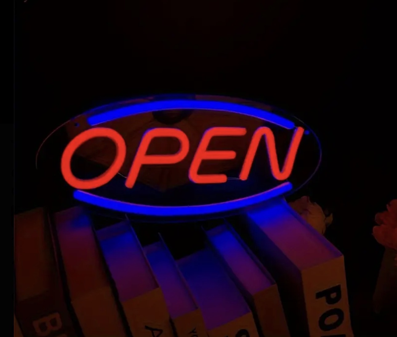 "OPEN" Sign