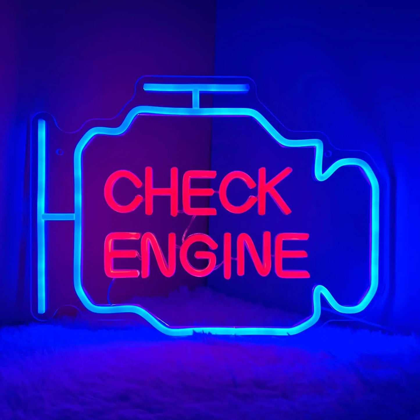 'Check Engine' Sign