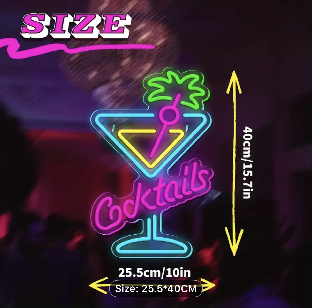 'Cocktails' Sign