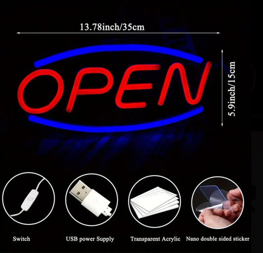 "OPEN" Sign