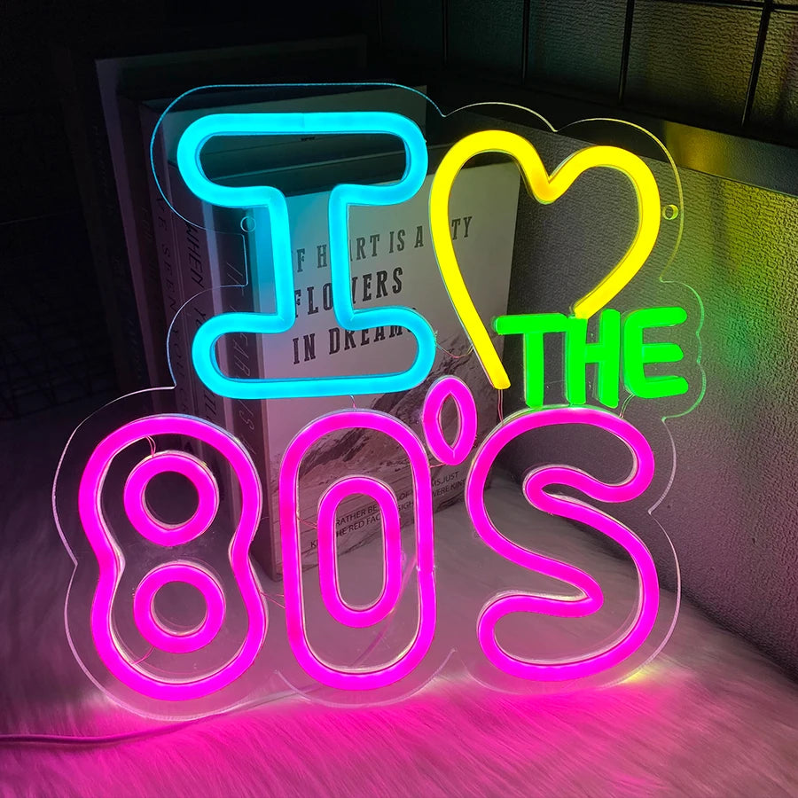‘I Love The 80'S’ Sign