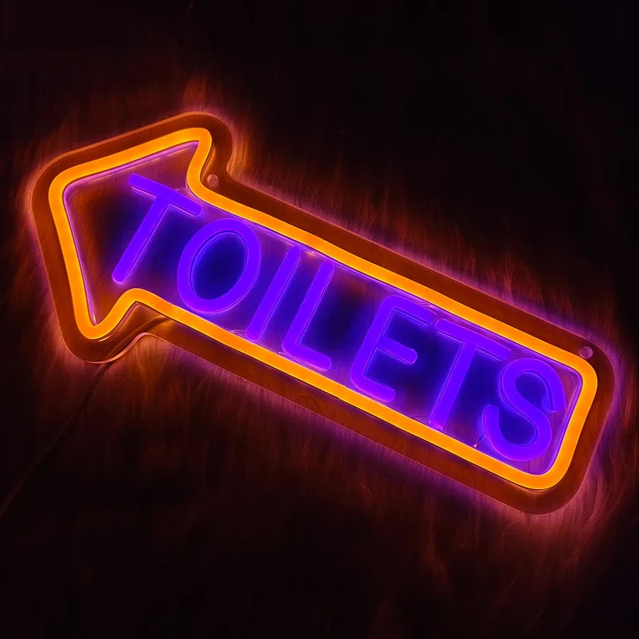 'Toilets' Sign