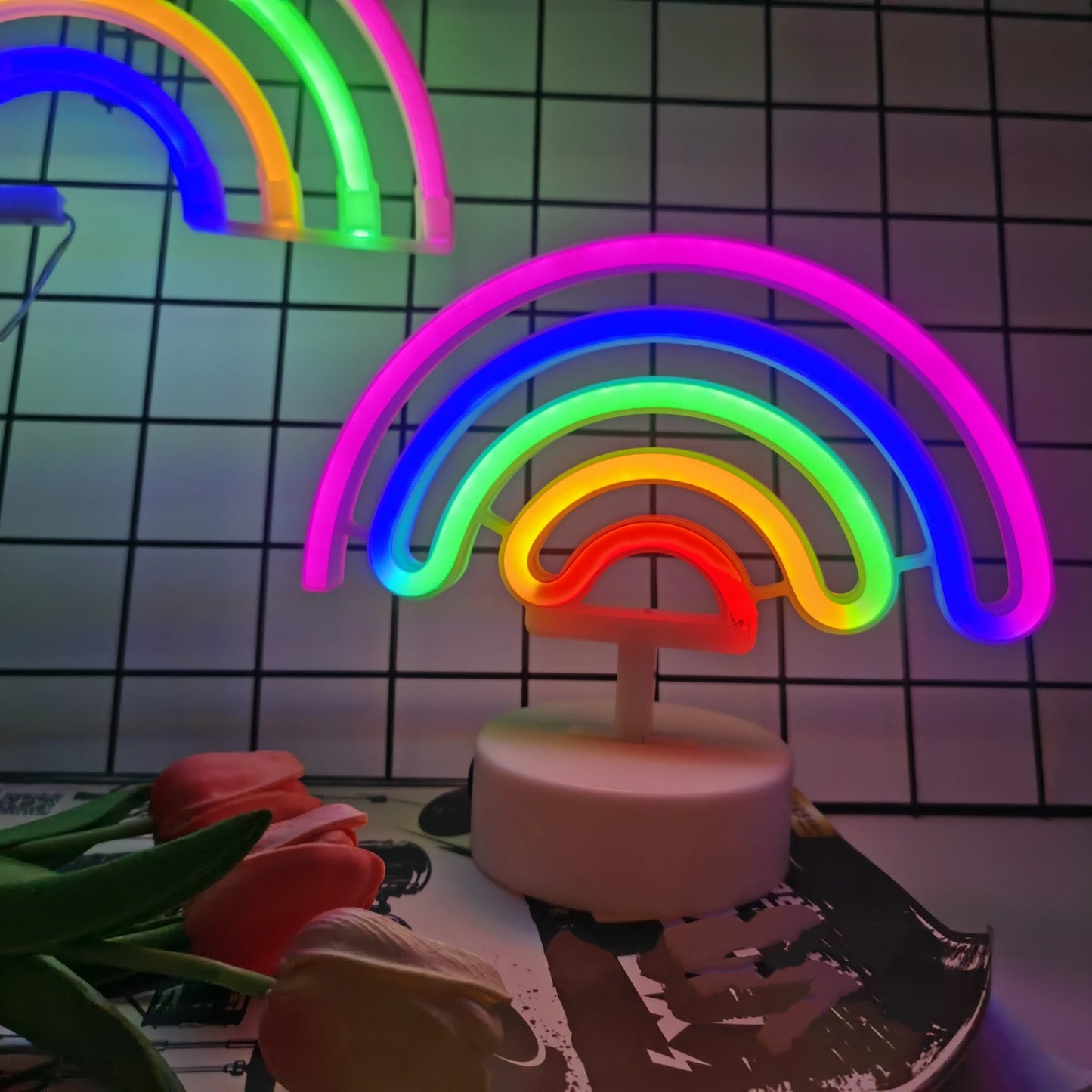 'Rainbow-Shaped' Sign