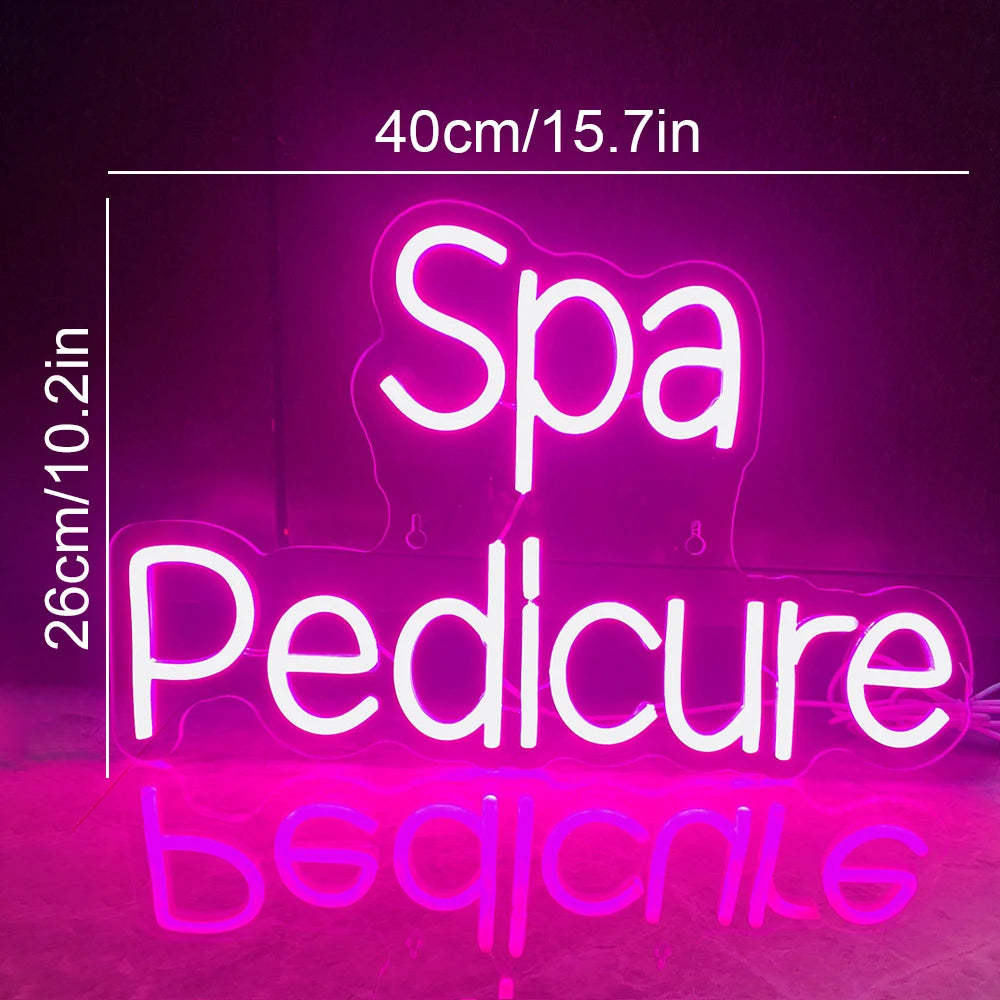 'Spa Pedicure' Sign