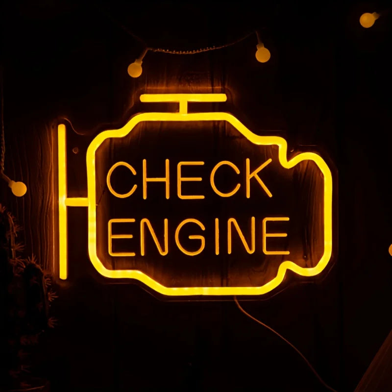 'Check Engine' Sign