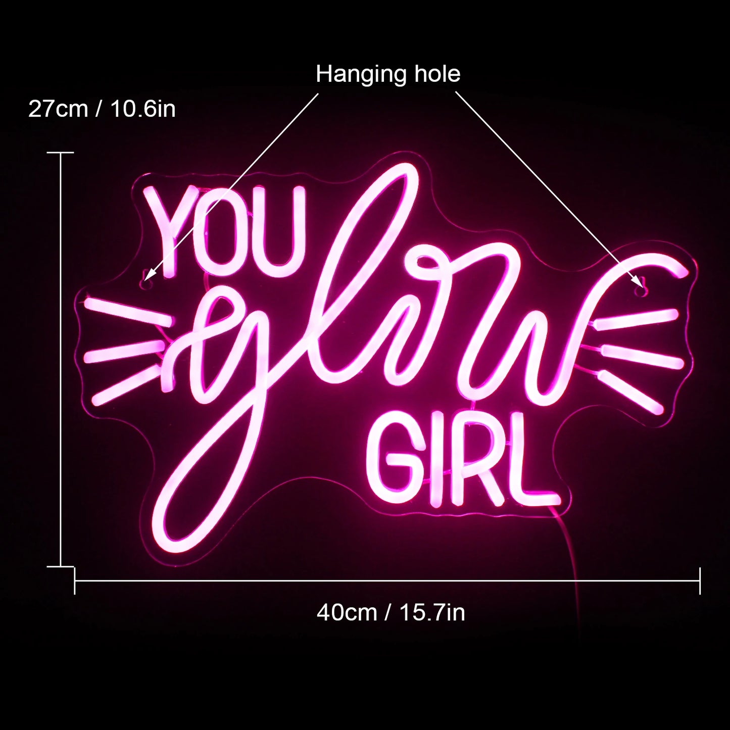 ‘You Glow Girl’ Sign