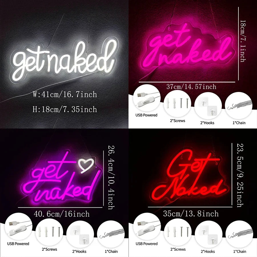 ‘Get Naked’ Sign