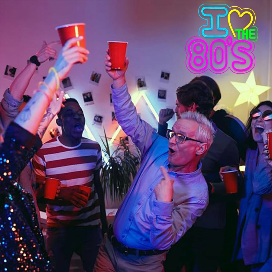 ‘I Love The 80'S’ Sign