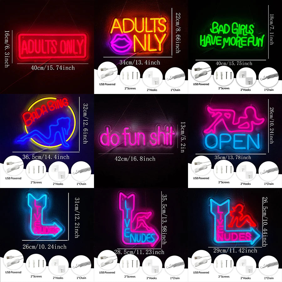 ‘ Live Nudes’ Sign