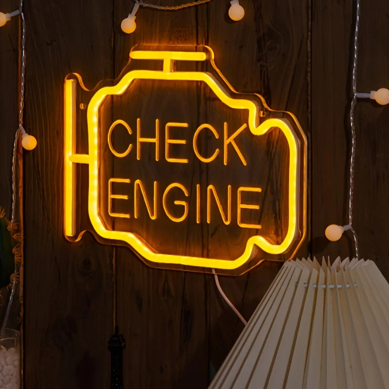 'Check Engine' Sign