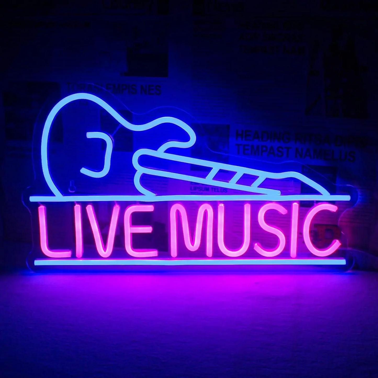 ‘Live Music’ Sign