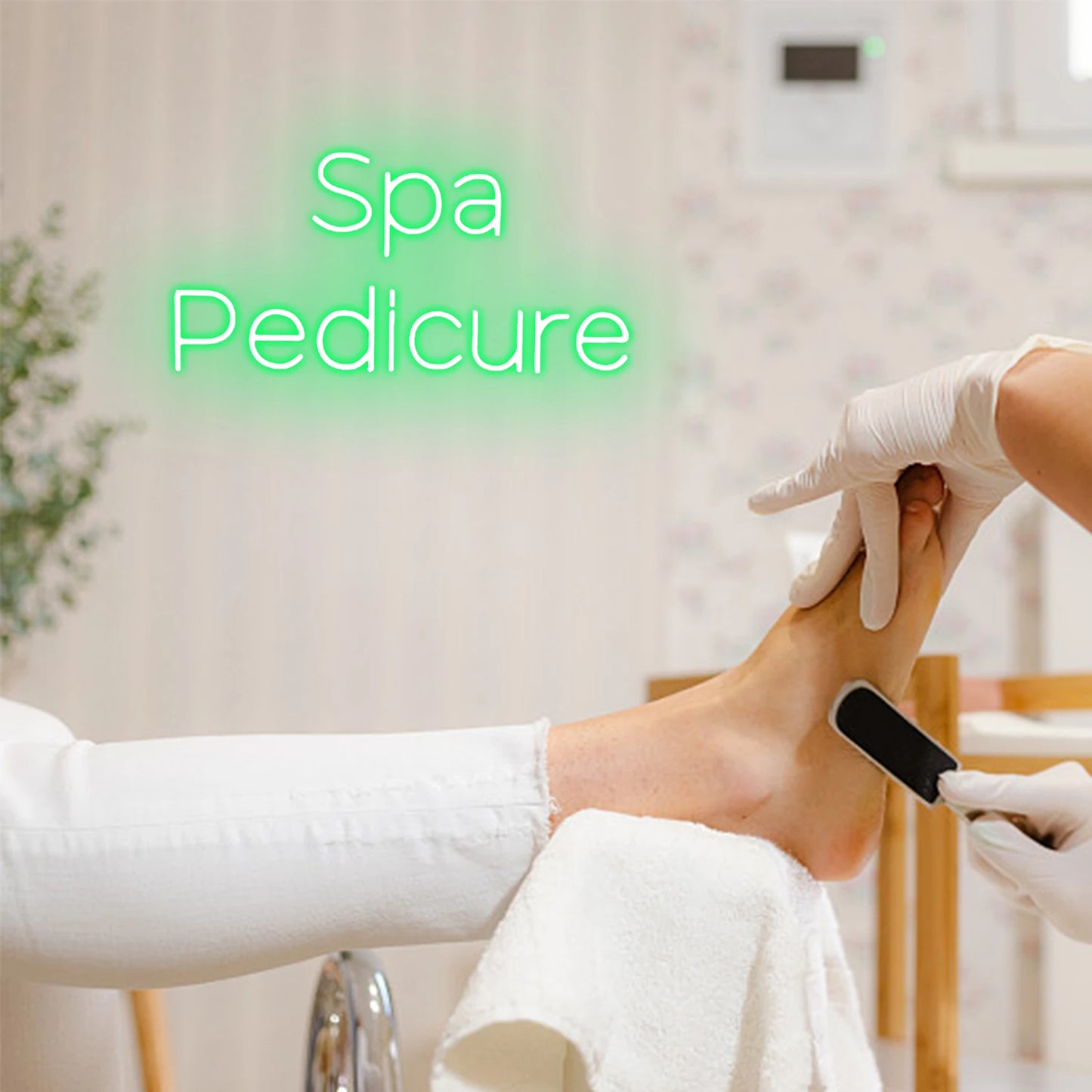 'Spa Pedicure' Sign