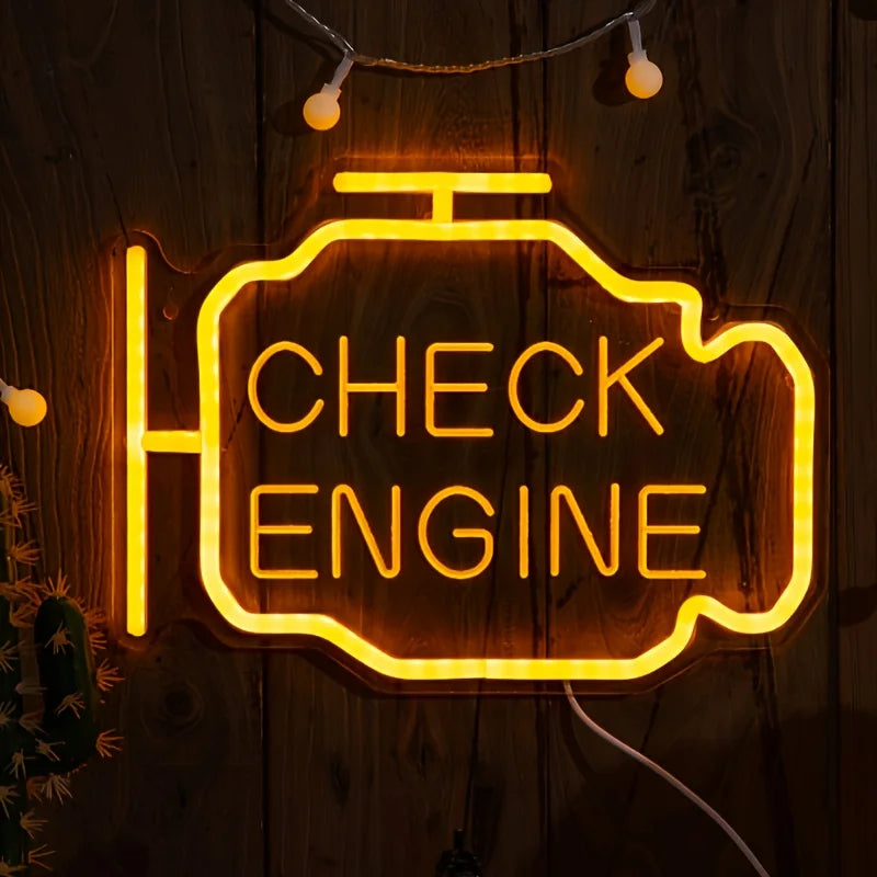 'Check Engine' Sign