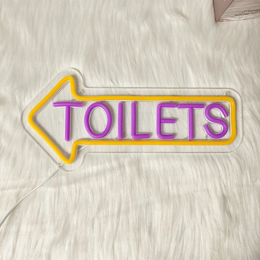 'Toilets' Sign