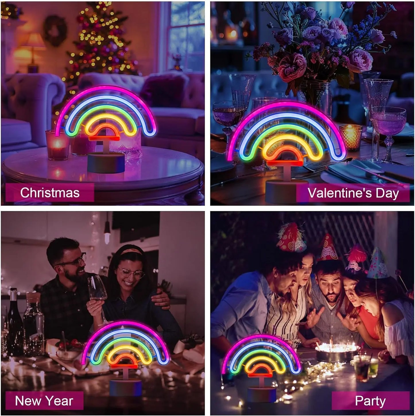 'Rainbow-Shaped' Sign