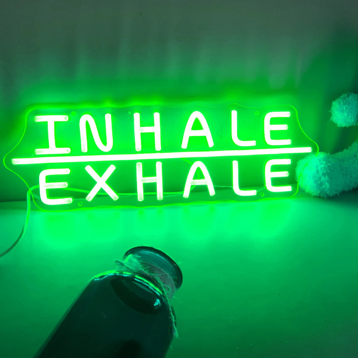 'INHALE EXHALE' Sign