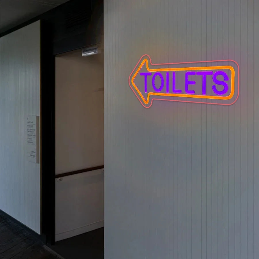 'Toilets' Sign