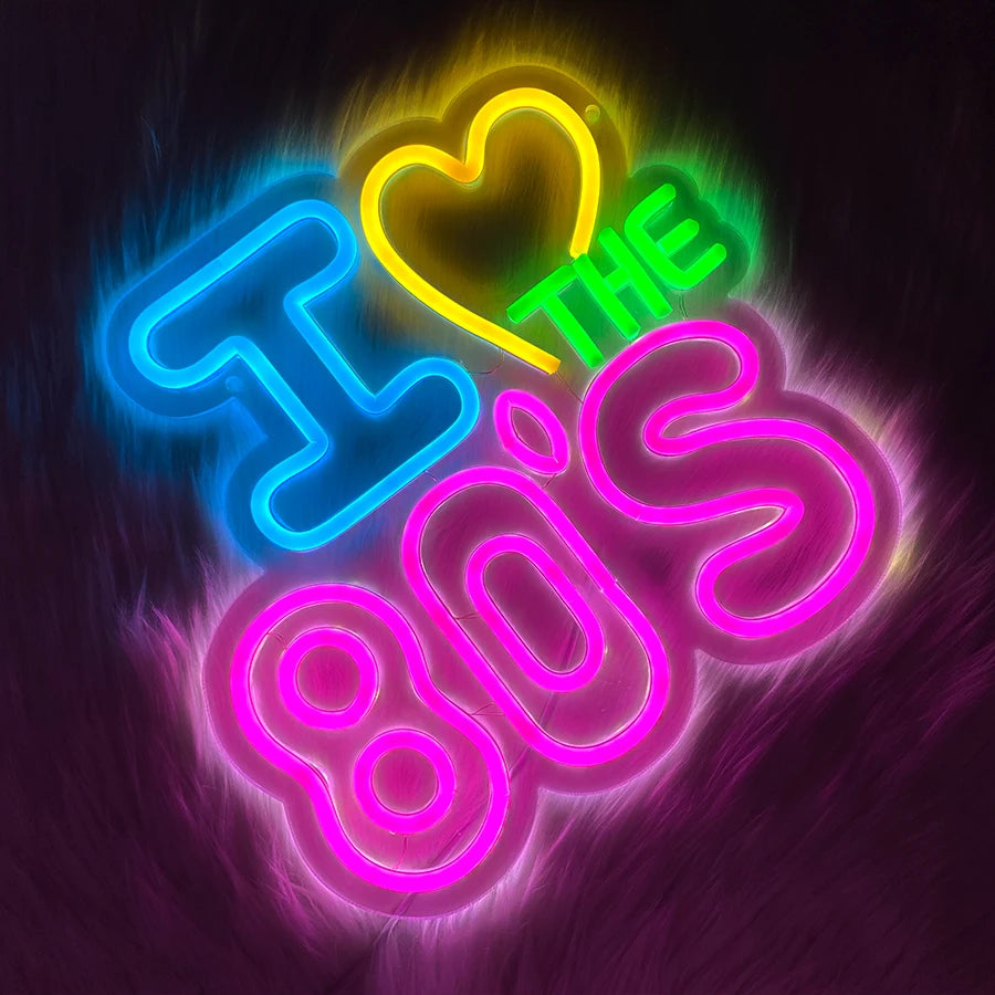 ‘I Love The 80'S’ Sign