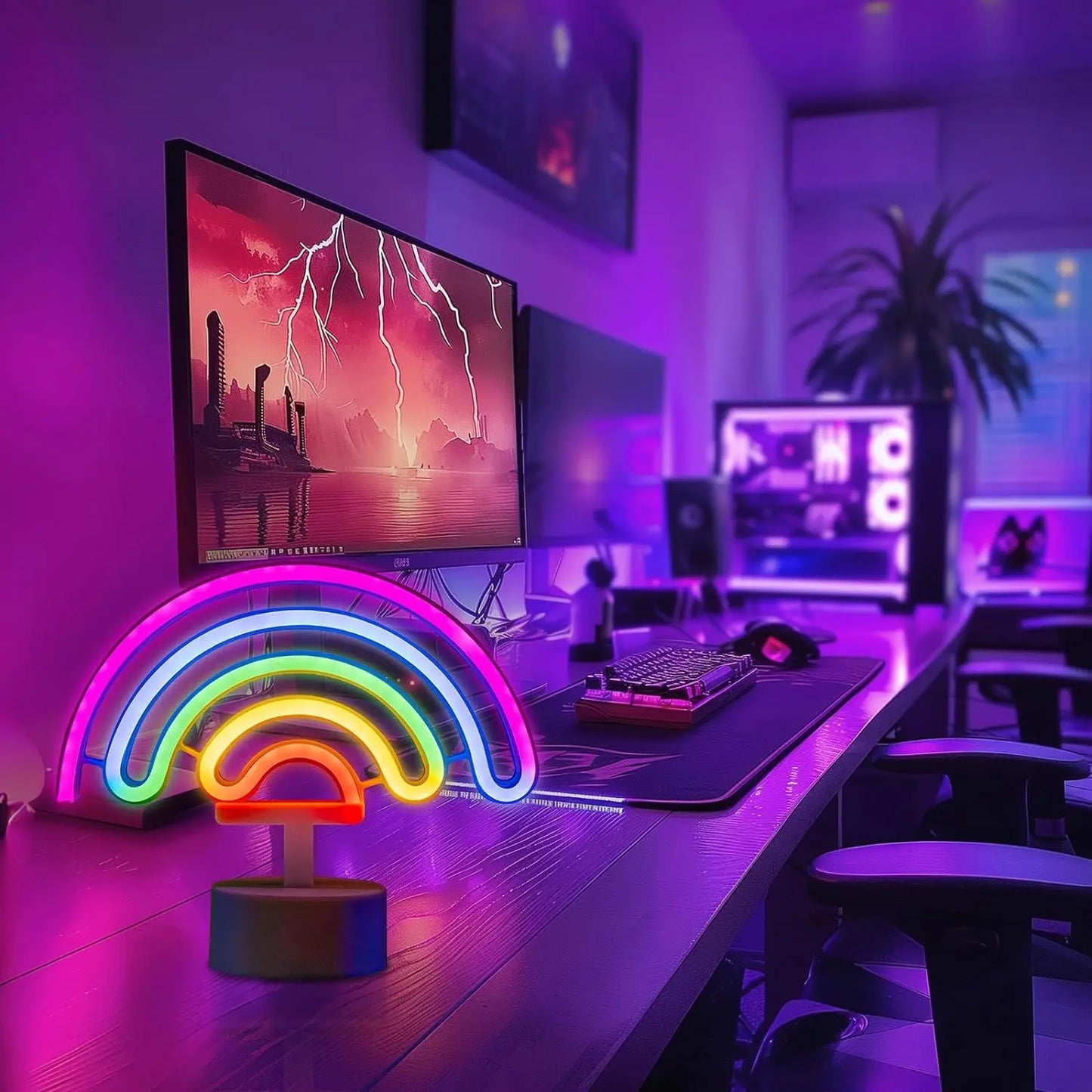 'Rainbow-Shaped' Sign