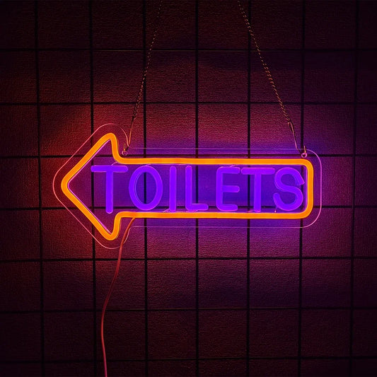 'Toilets' Sign